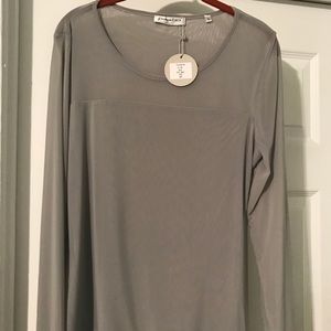 Elegant blouse bought in foxes sheer neck sleeves